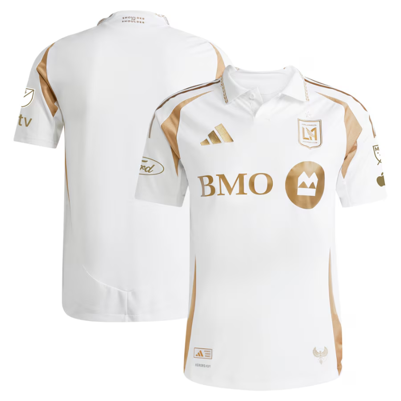 LAFC adidas 2025 Secondary Authentic Jersey - White Adidas
