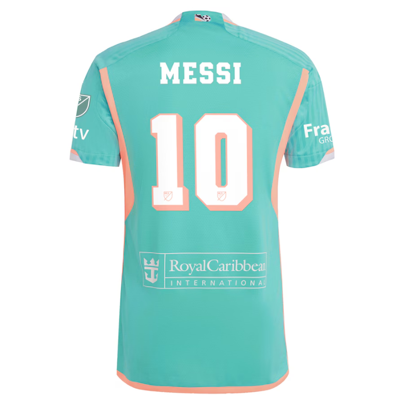 Lionel Messi Inter Miami CF adidas 2024 Archive Jersey - Aqua Adidas