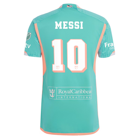 Lionel Messi Inter Miami CF adidas 2024 Archive Jersey - Aqua Adidas
