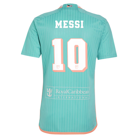 Lionel Messi Inter Miami CF adidas 2024 Archive Player Jersey - Aqua Adidas