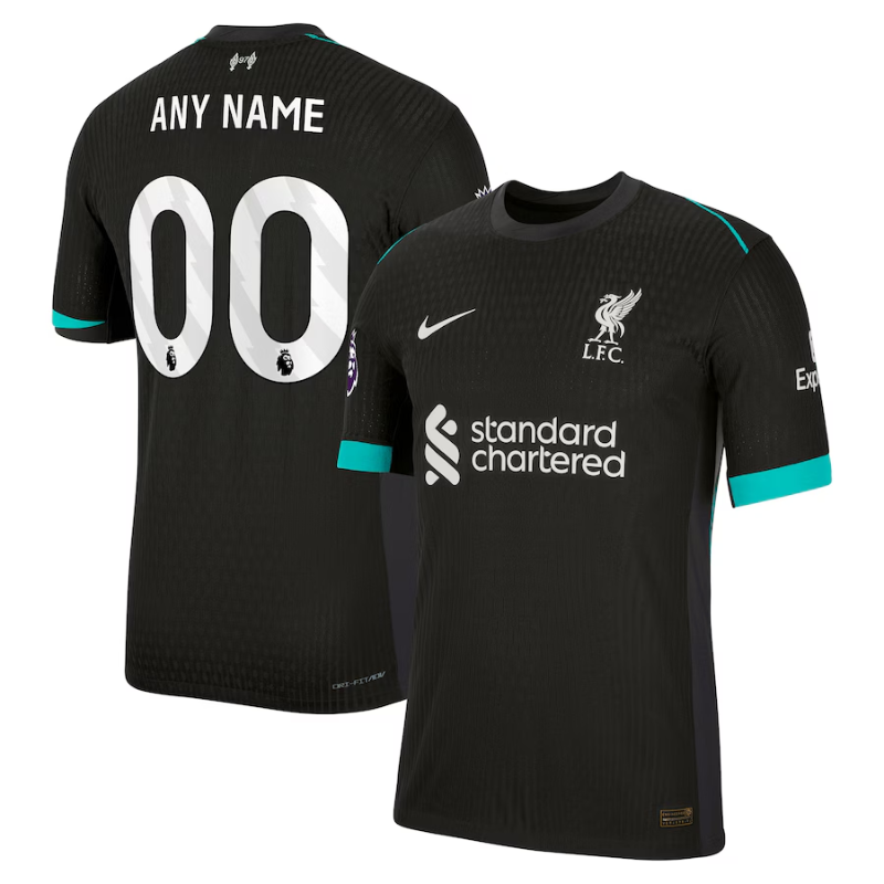 Liverpool Nike 2024/25 Away Custom Jersey - Forest Green Nike