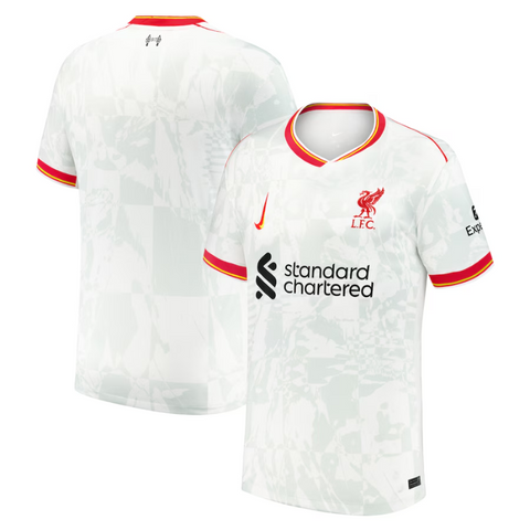 Liverpool Nike 2024/25 Third Custom Jersey - White Nike