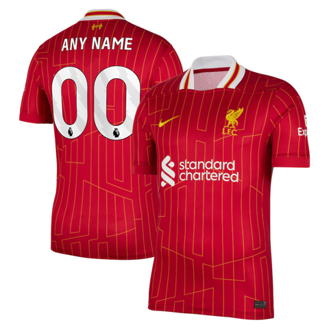 Liverpool Nike 2024/25 Home Custom Jersey - Red Nike