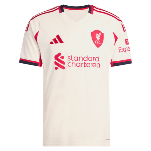 Virgil van Dijk Liverpool adidas 2025/26 Away Player Jersey - White Adidas