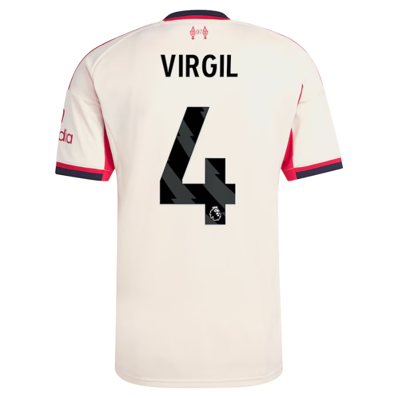 Virgil van Dijk Liverpool adidas 2025/26 Away Player Jersey - White Adidas