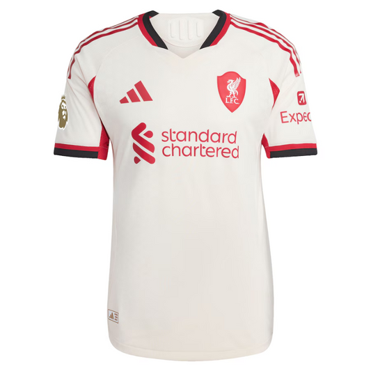 Liverpool adidas 2025/26 Away Authentic Jersey - White Adidas