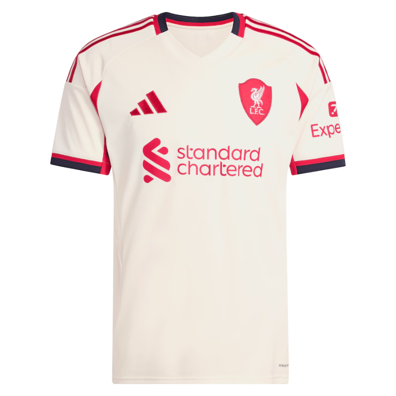 Liverpool adidas 2025/26 Away Jersey - White Adidas