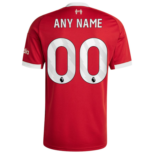Liverpool adidas 2025/26 Home Custom Jersey - Red Adidas