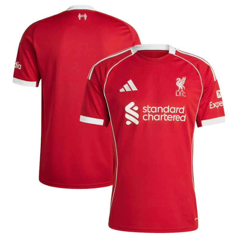 Liverpool adidas 2025/26 Home Jersey - Red Adidas