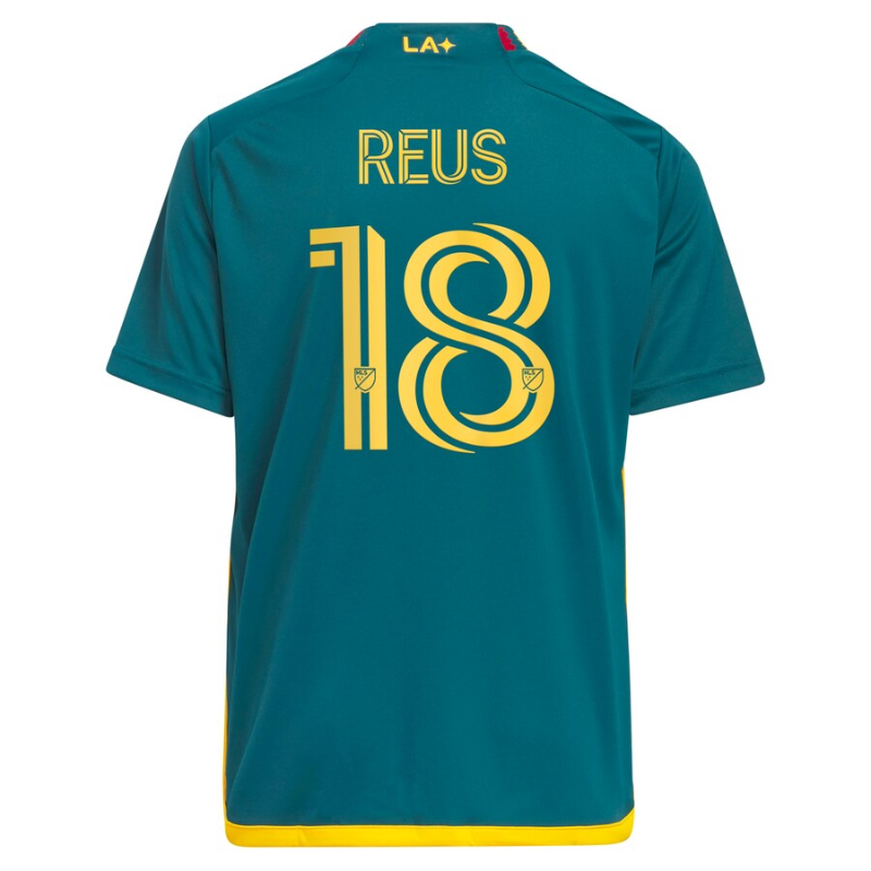 Marco Reus LA Galaxy adidas Youth 2024 LA Kit Player Jersey - Green Adidas