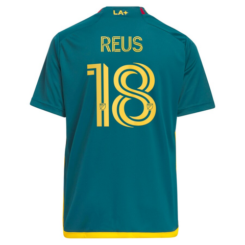 Marco Reus LA Galaxy adidas Youth 2024 LA Kit Player Jersey - Green Adidas