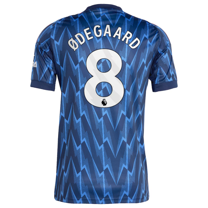 Martin Ødegaard Arsenal adidas 2025/26 Away Player Jersey - Blue Adidas