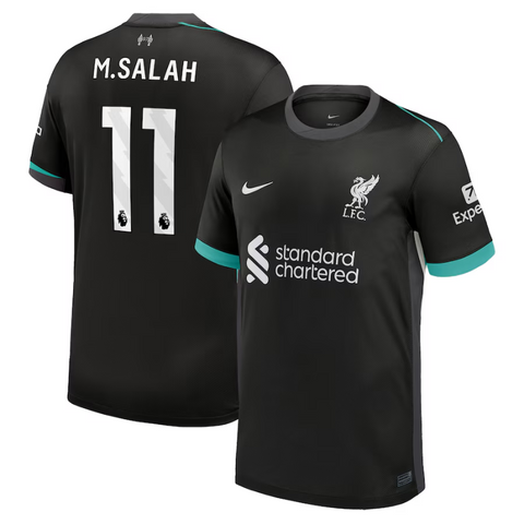 Mohamed Salah Liverpool Nike 2024/25 Away Jersey - Forest Green Nike