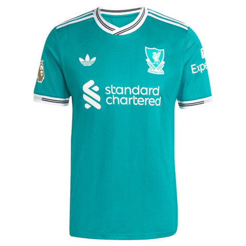 Mohamed Salah Liverpool adidas 2025/26 Third Authentic Player Jersey - Green Adidas