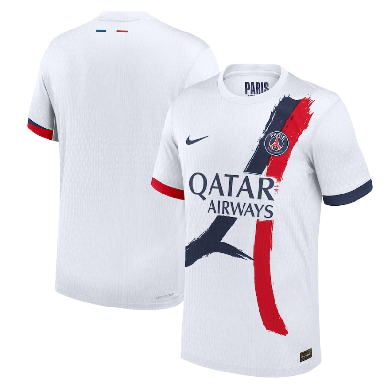Nike Paris Saint-Germain White 2024/25 Away Authentic Jersey Nike