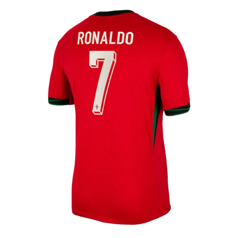 Portugal Nike Home 2024-2025 Ronaldo 7 Jersey - Red Nike