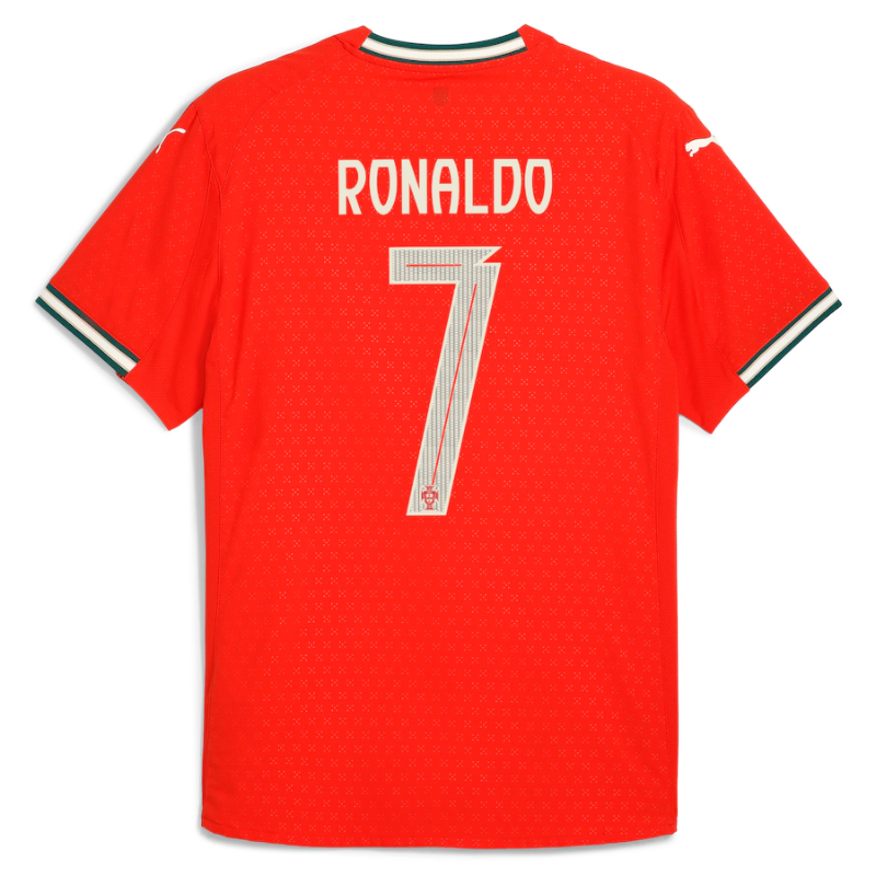 Cristiano Ronaldo Portugal National Team Puma 2025 Home Jersey - Red Puma