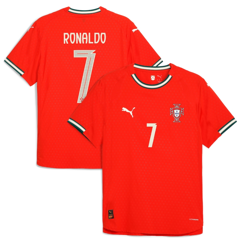Cristiano Ronaldo Portugal National Team Puma 2025 Home Jersey - Red Puma