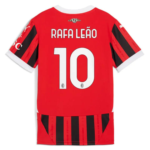 Rafael Leão AC Milan Puma 2024/25 Home Player Jersey - Red Puma