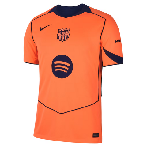 Robert Lewandowski Barcelona Nike 2025/26 Third Player Jersey - Orange Nike