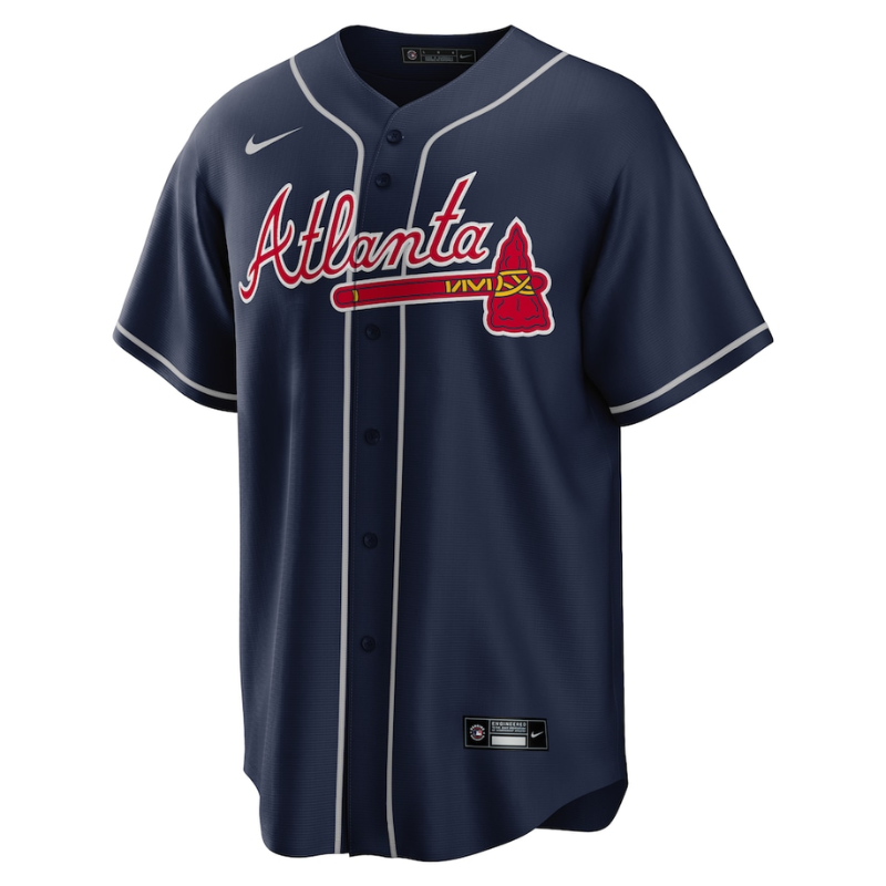 Ronald Acuna Jr. Atlanta Braves Nike Alternate Player Name Jersey - Navy Nike