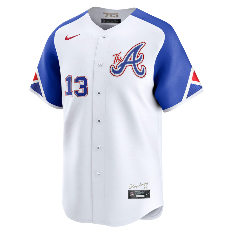 Ronald Acuña Jr. Atlanta Braves Nike City Connect Limited Jersey - White Nike