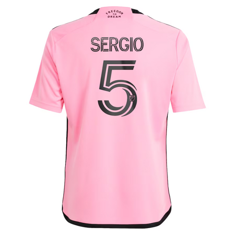Sergio Busquets Inter Miami CF adidas Youth 2024 2getherness Player Jersey - Pink Adidas