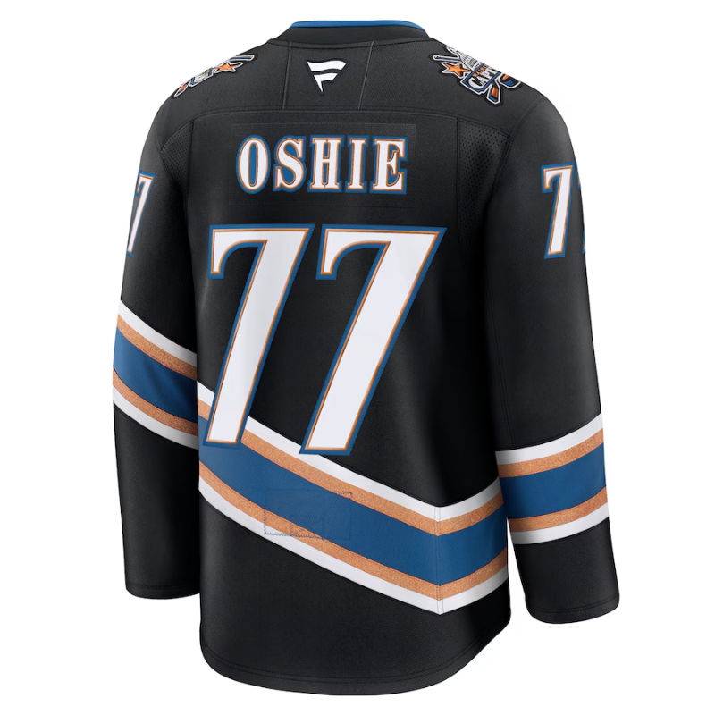 TJ Oshie Washington Capitals Fanatics Premium Jersey - Black Fanatics