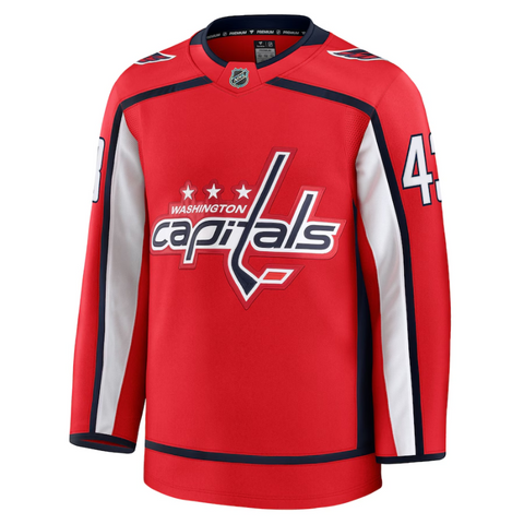Tom Wilson Washington Capitals Fanatics Home Premium Jersey - Red