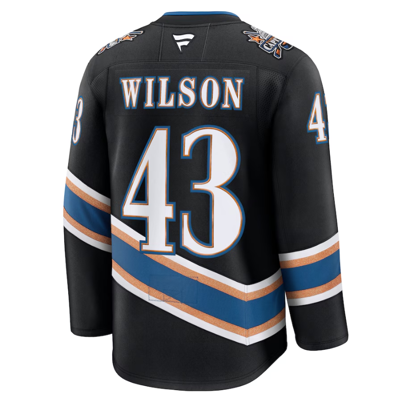 Tom Wilson Washington Capitals Fanatics Premium Jersey - Black Fanatics