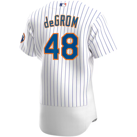 Jacob deGrom New York Mets Nike Home Authentic Player Jersey - White Nike