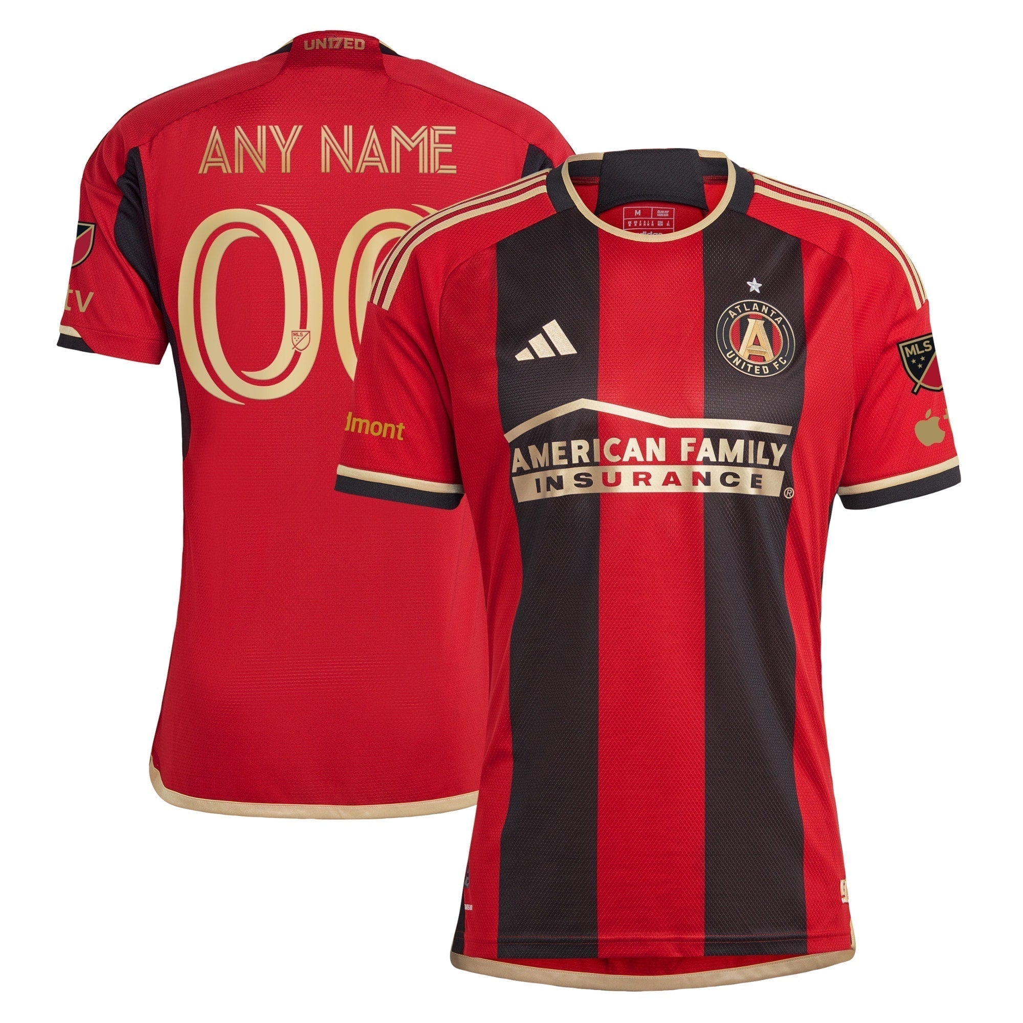 Atlanta United FC adidas 2023 The 17s' Kit Authentic Custom Jersey - Black adidas