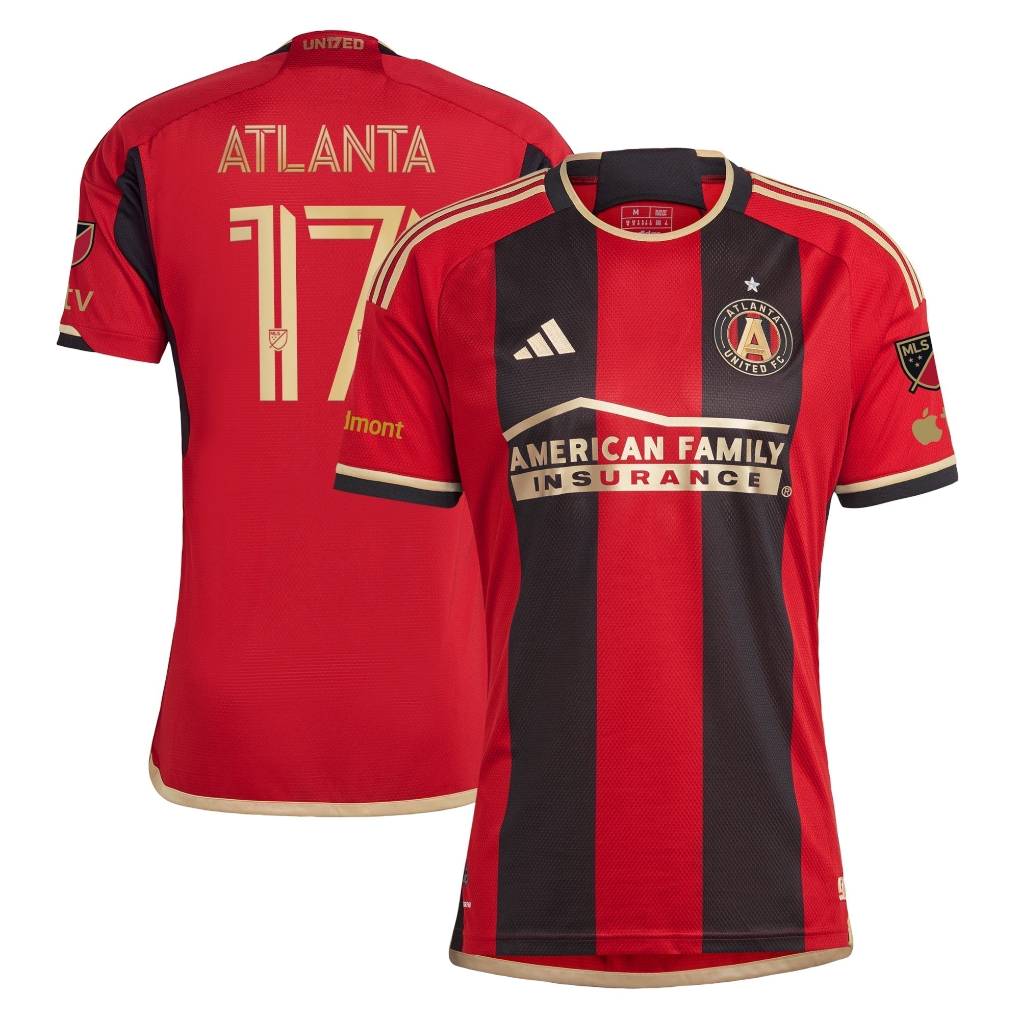 Atlanta United FC adidas 2023 The 17s' Kit Authentic Jersey - Black adidas