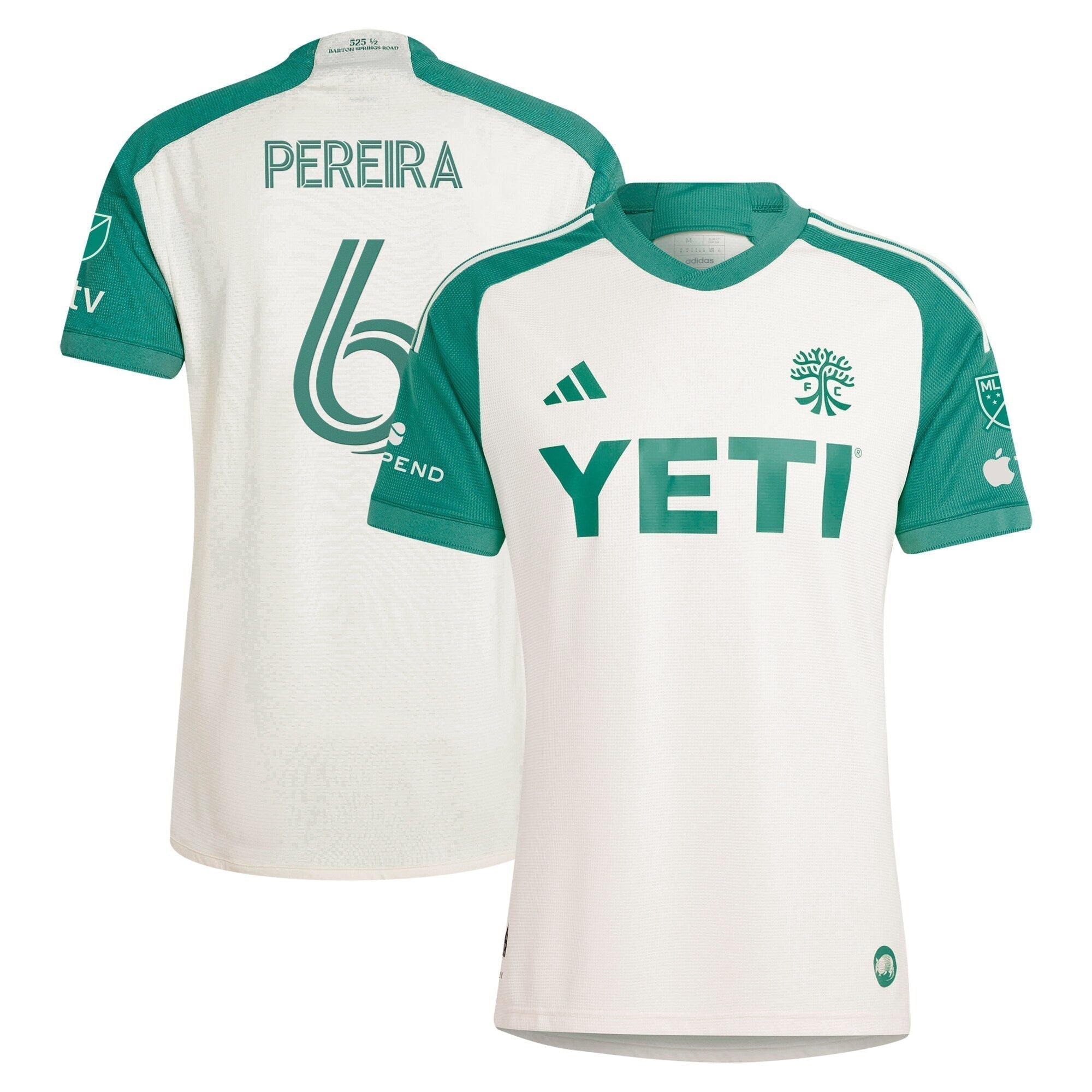 Daniel Pereira Austin FC adidas 2024 The Armadillo Kit Authentic Player Jersey – Tan adidas