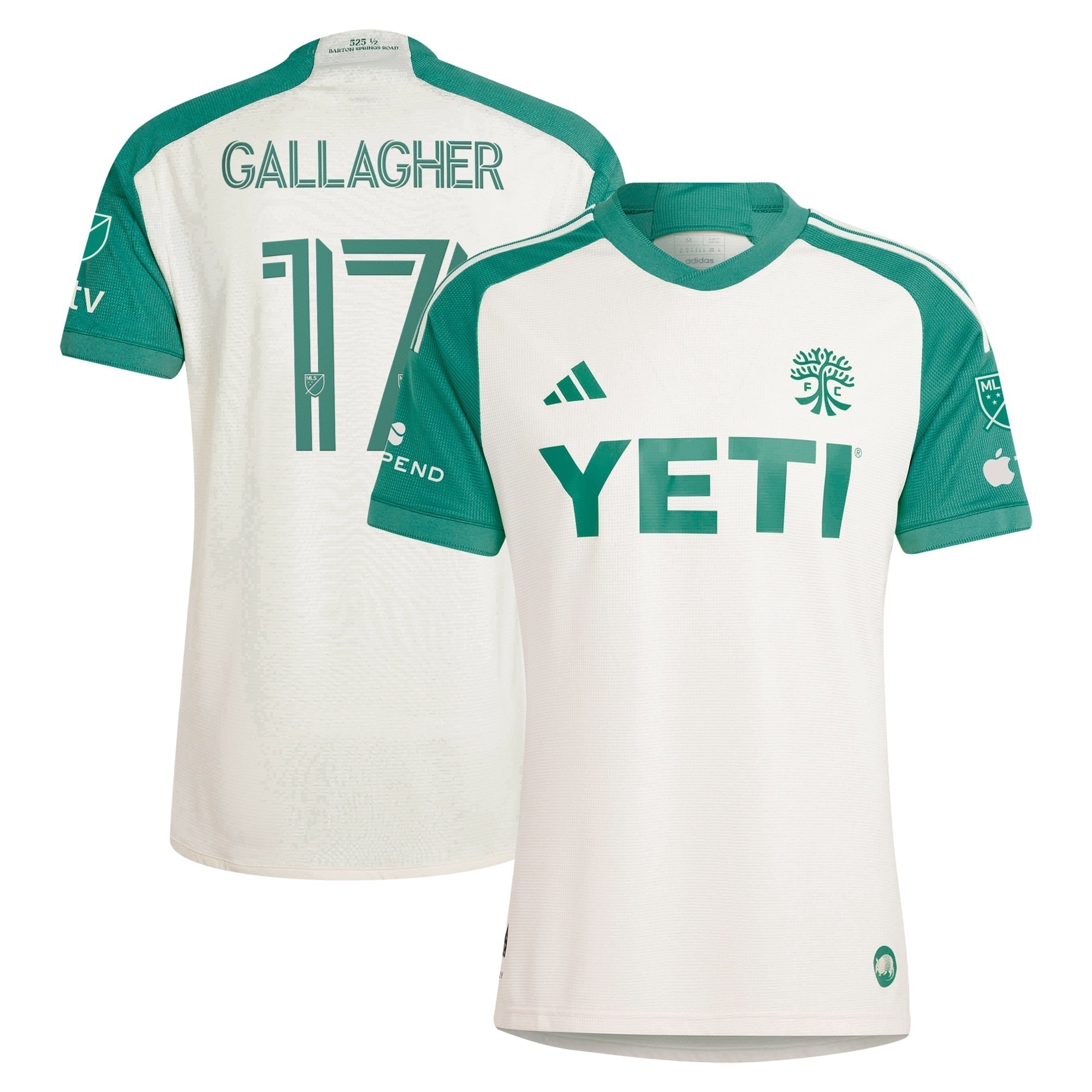 Jon Gallagher Austin FC adidas 2024 The Armadillo Kit Authentic Player Jersey – Tan adidas