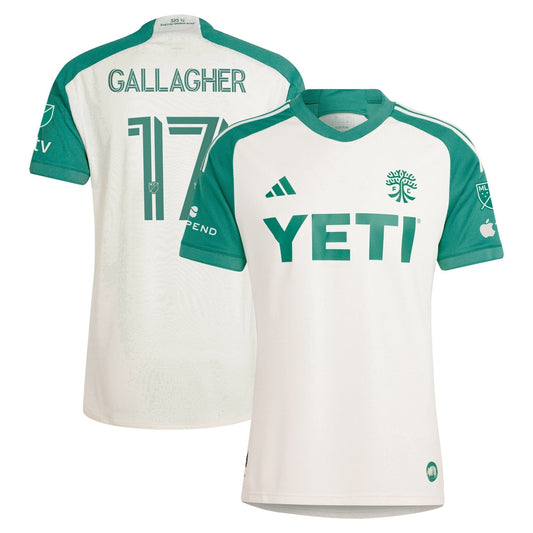 Jon Gallagher Austin FC adidas 2024 The Armadillo Kit Authentic Player Jersey – Tan adidas