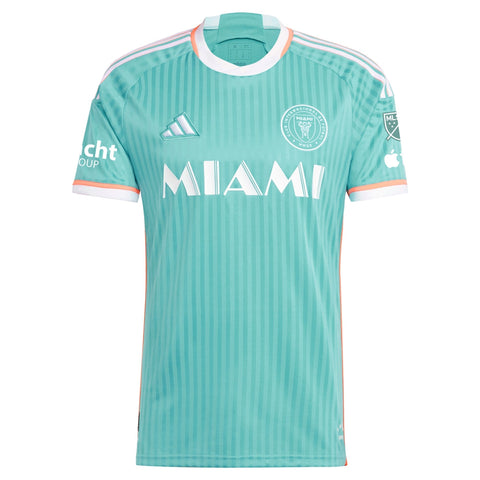 Lionel Messi Inter Miami CF adidas 2024 Archive Authentic Jersey - Aqua adidas