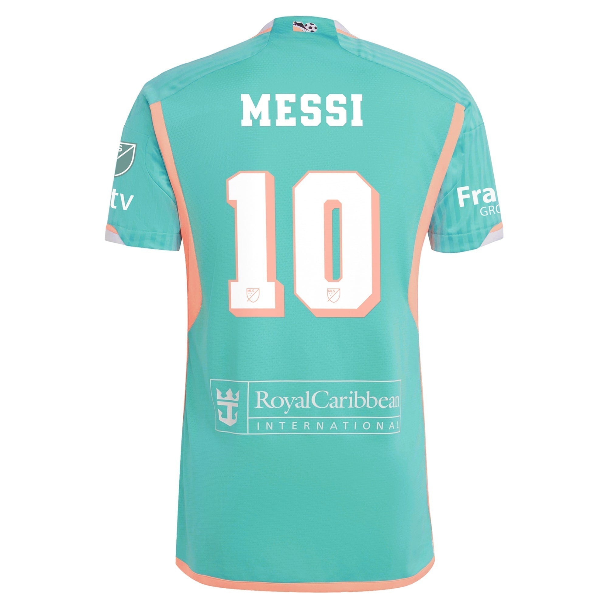 Lionel Messi Inter Miami CF adidas 2024 Archive Authentic Jersey - Aqua adidas