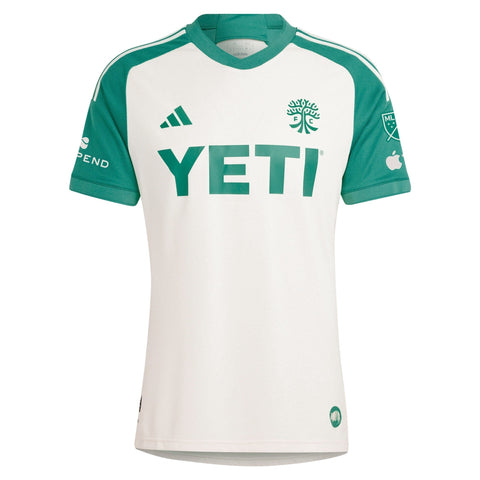 Austin FC adidas 2024 The Armadillo Kit Authentic Custom Jersey – Tan adidas