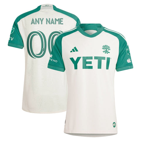 Austin FC adidas 2024 The Armadillo Kit Authentic Custom Jersey – Tan adidas