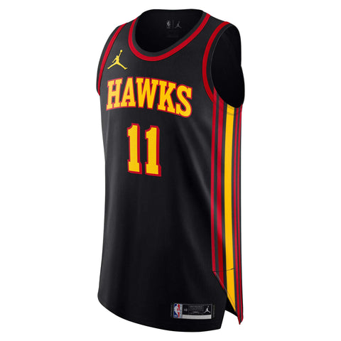 Trae Young Atlanta Hawks Jordan Brand Authentic Player Jersey - Statement Edition - Black Jordan Brand