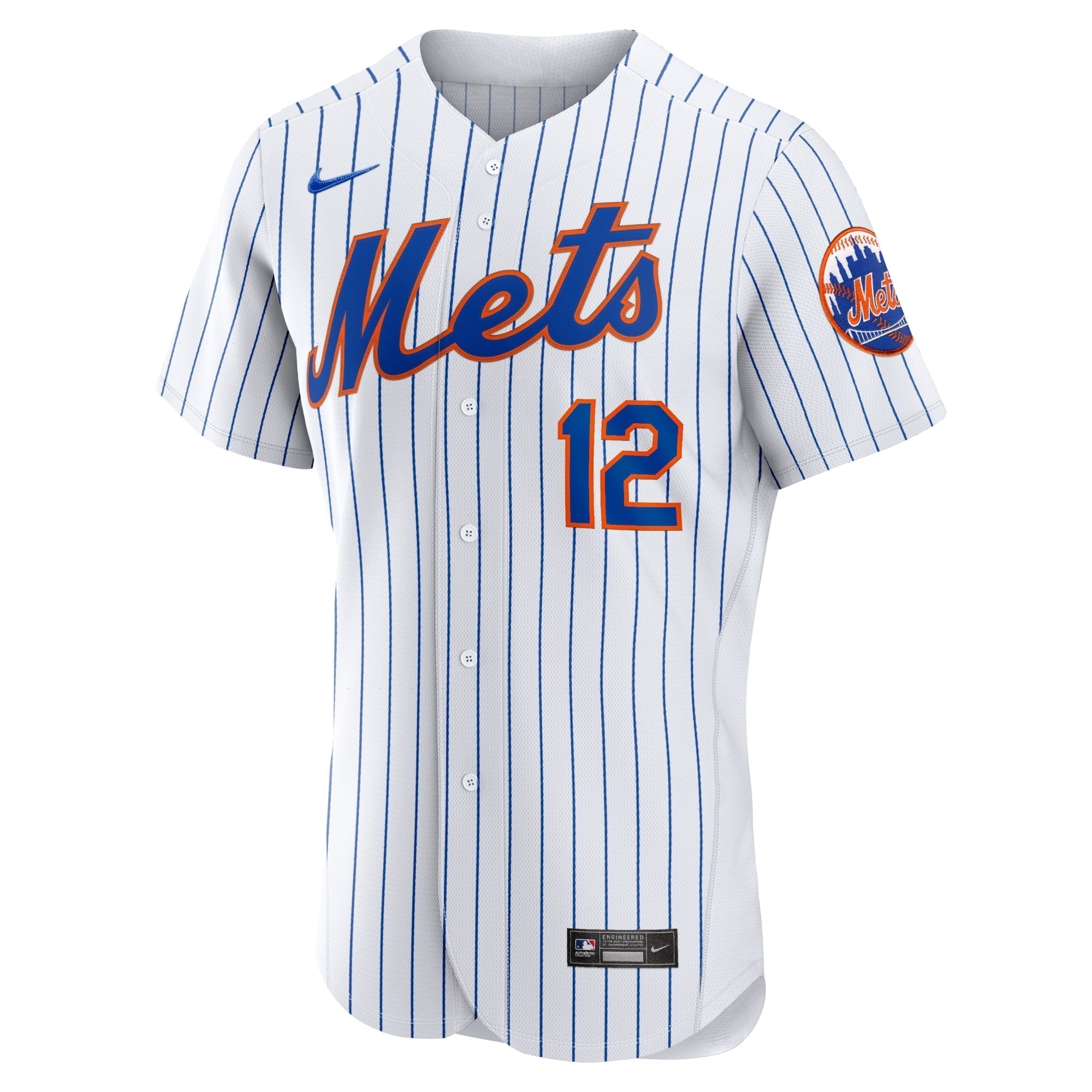 Francisco Lindor New York Mets Nike Home Authentic Player Jersey - White Nike
