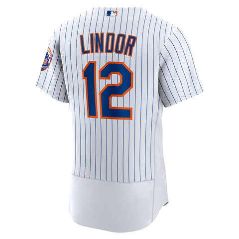 Francisco Lindor New York Mets Nike Home Authentic Player Jersey - White Nike
