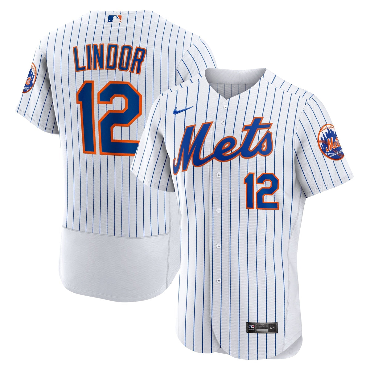 Francisco Lindor New York Mets Nike Home Authentic Player Jersey - White Nike