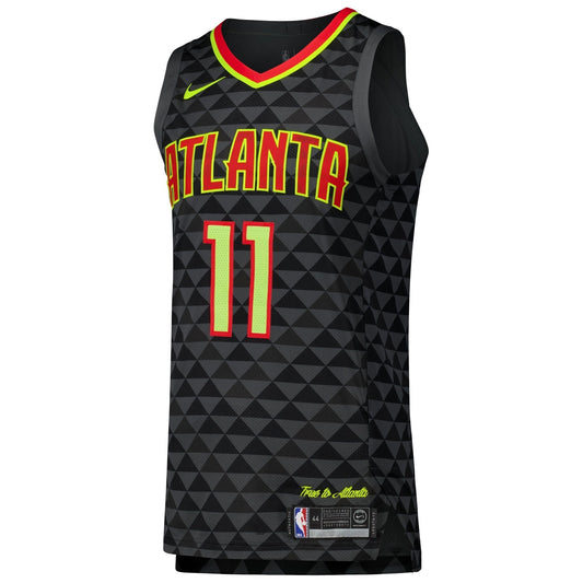 Trae Young Atlanta Hawks Nike Authentic Player Jersey - Icon Edition - Black Nike