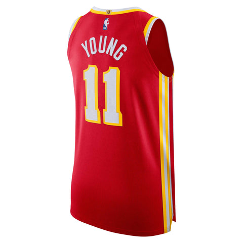 Trae Young Atlanta Hawks Nike Authentic Jersey - Icon Edition - Red Nike